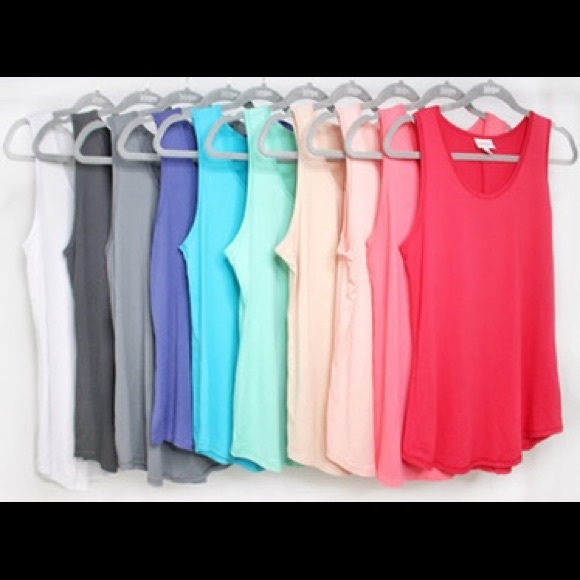 NWT LuLaRoe Turquoise Tank, Small (6/8) - Picture 4 of 6